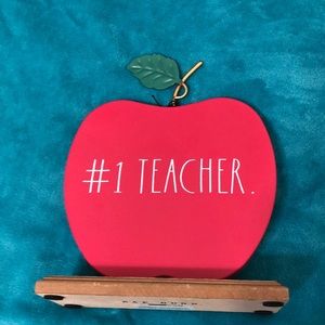 Rae Dunn #1 teacher sign